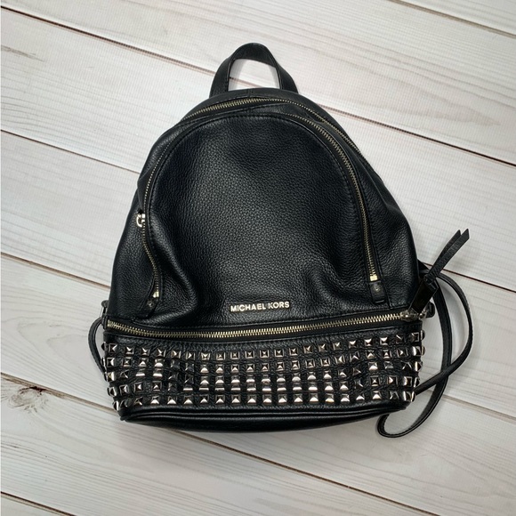 Michael Kors Bags Michael Kors Rhea Medium Studded Leather Backpack